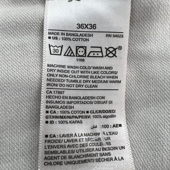 Old Navy Straight Leg Five Pocket Men’s Pants Light Brown Size 36x36 - Picture 8 of 8